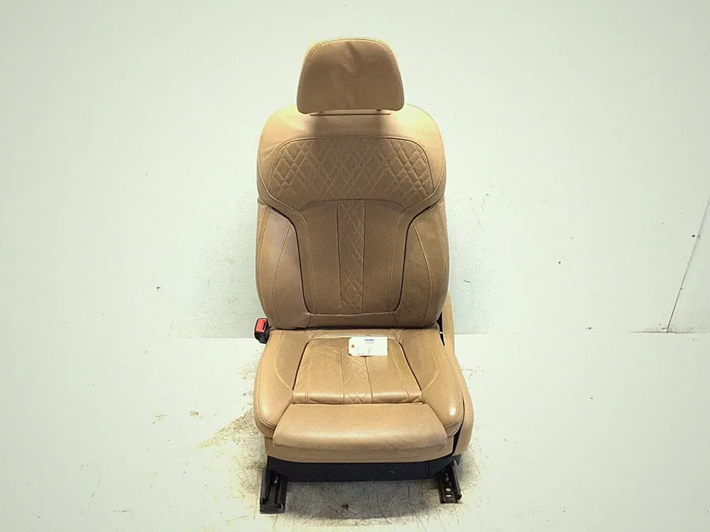 2016-2022 BMW 750i 740i G12 LEFT DRIVER FRONT SEAT COMPLETE NAPPA LEATHER OEM
