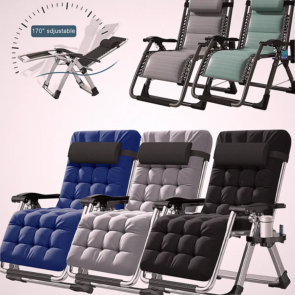 MOPHOTO Zero Gravity Chair Recliner Chaise Lounge & Mattress for Outdoor Indoor