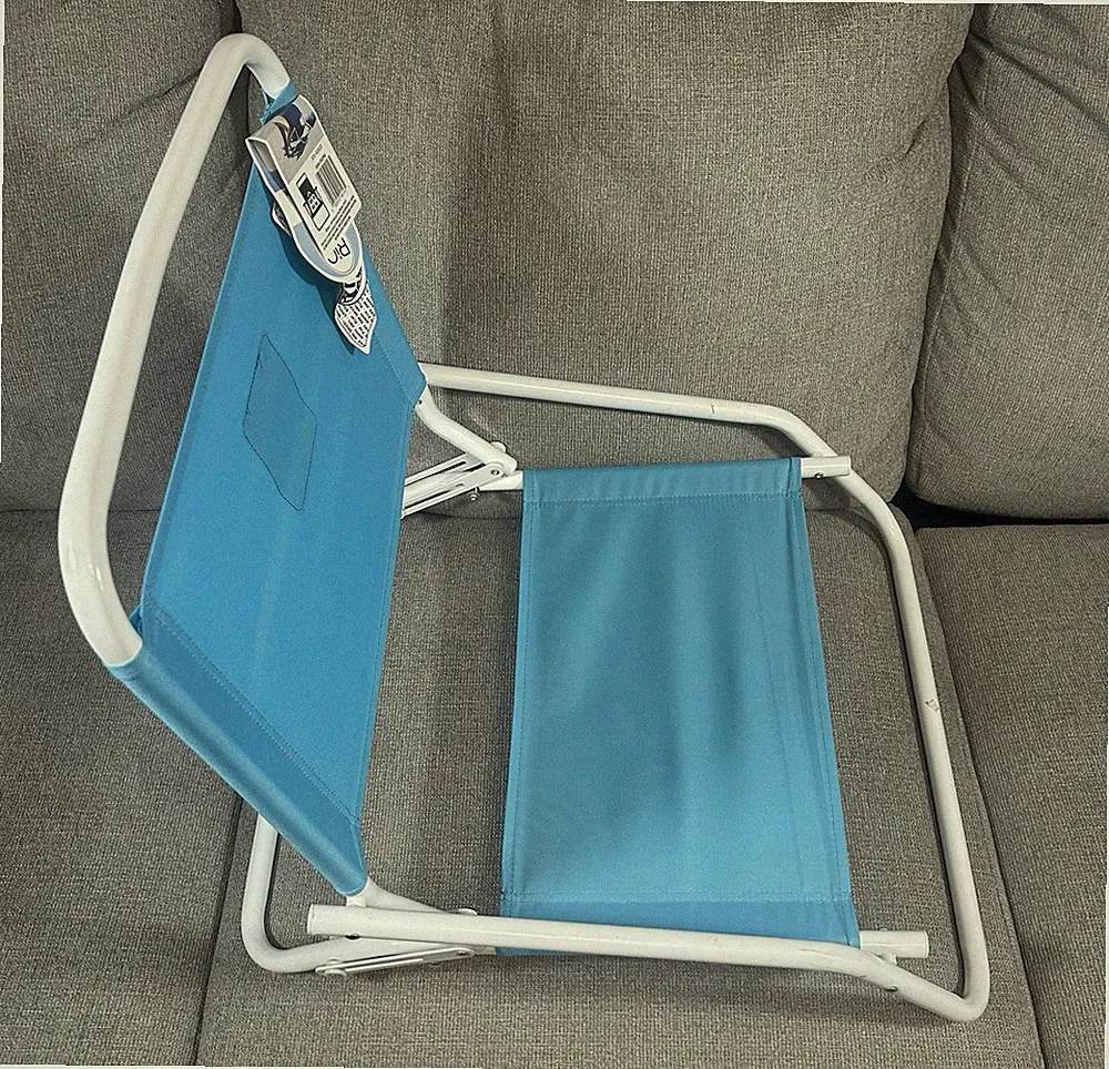 RIO beach Classic Lay-Flat Folding Beach Sand Blue Ocean Chair 25 X 20